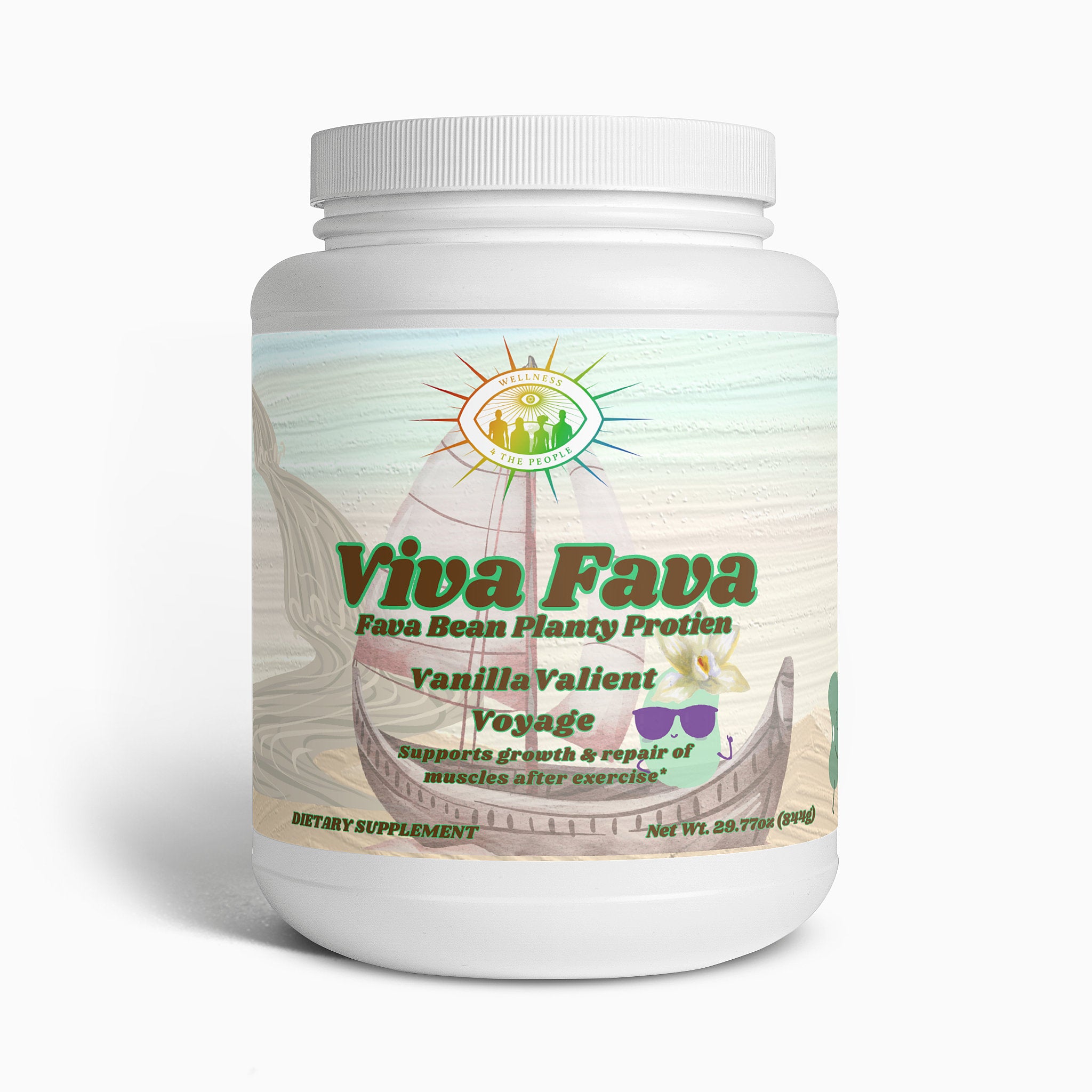 Viva Fava ~ Fava Bean Planty Protein ~ Vanilla Valiant Voyage