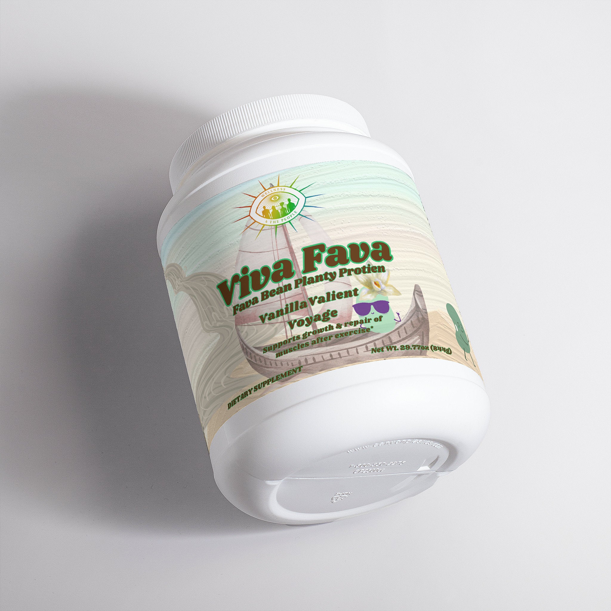 Viva Fava ~ Fava Bean Planty Protein ~ Vanilla Valiant Voyage