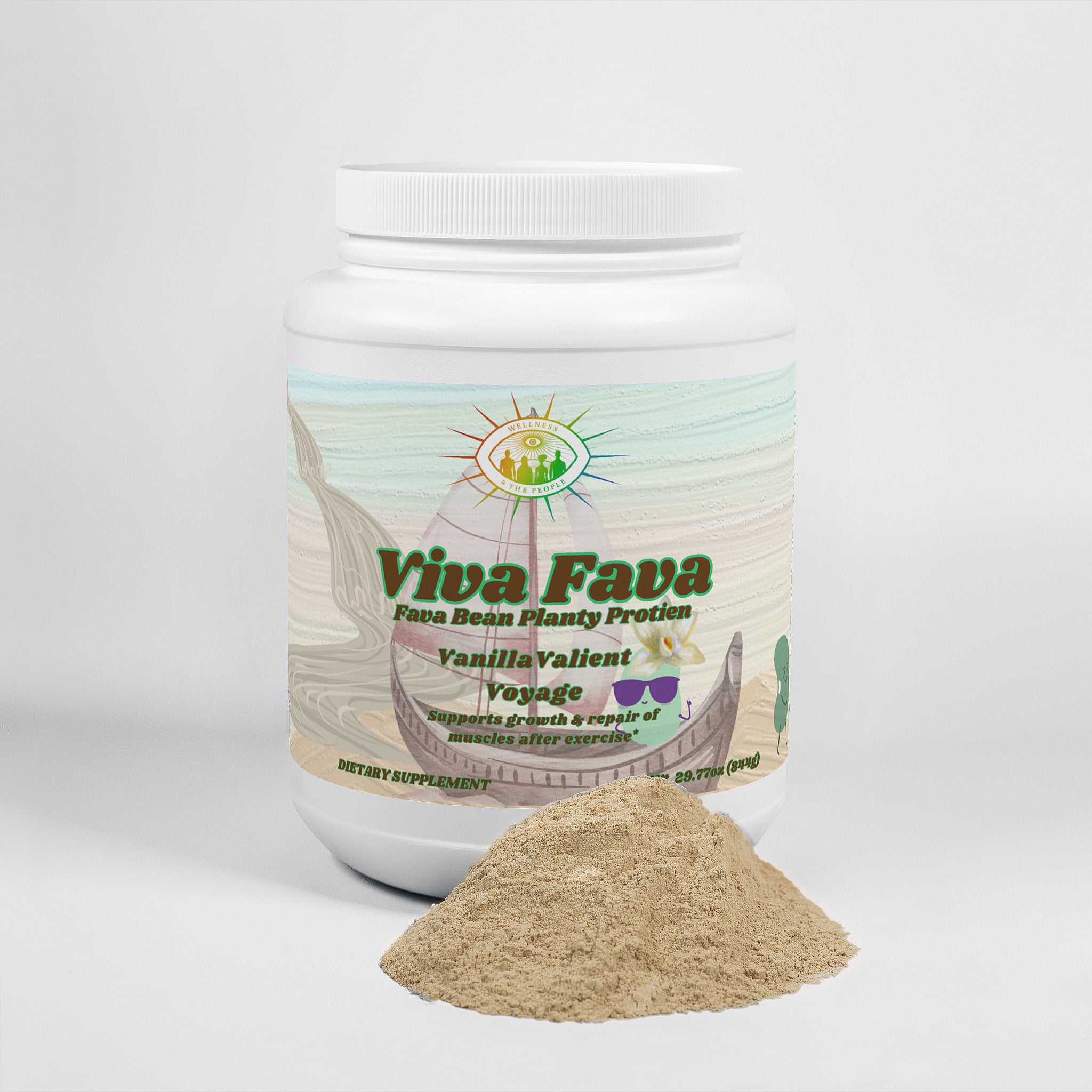 Viva Fava ~ Fava Bean Planty Protein ~ Vanilla Valiant Voyage