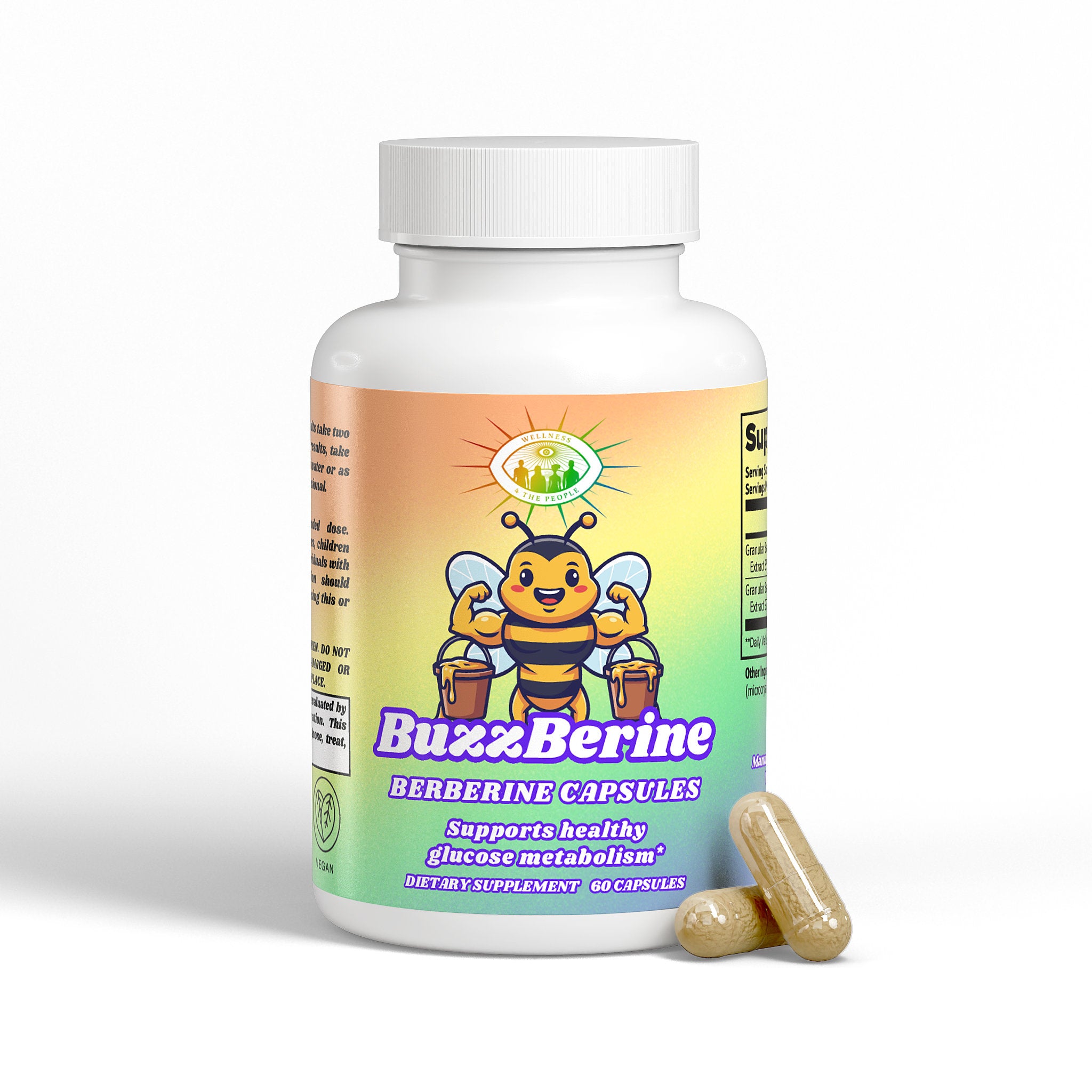 BuzzBerine ~Berberine Capsules ~ 800mg